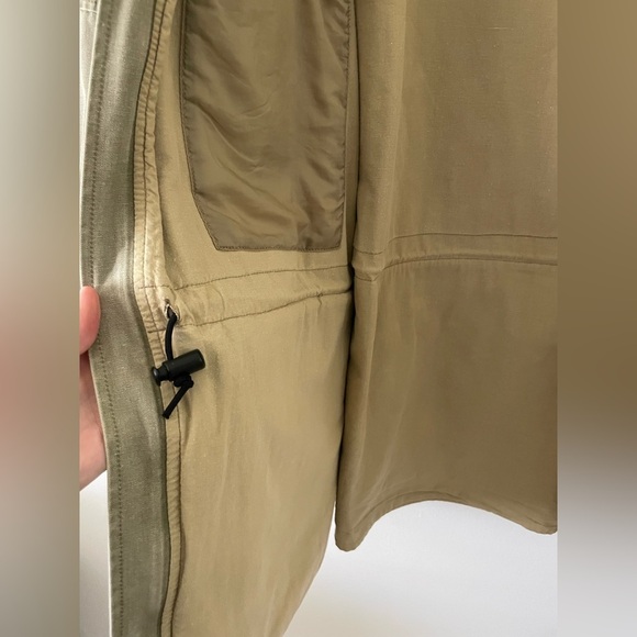 Vtg Orvis Safari Jacket Mens L Hunting Fly Fishing Khaki Barn Chore Utility Coat - Picture 6 of 8